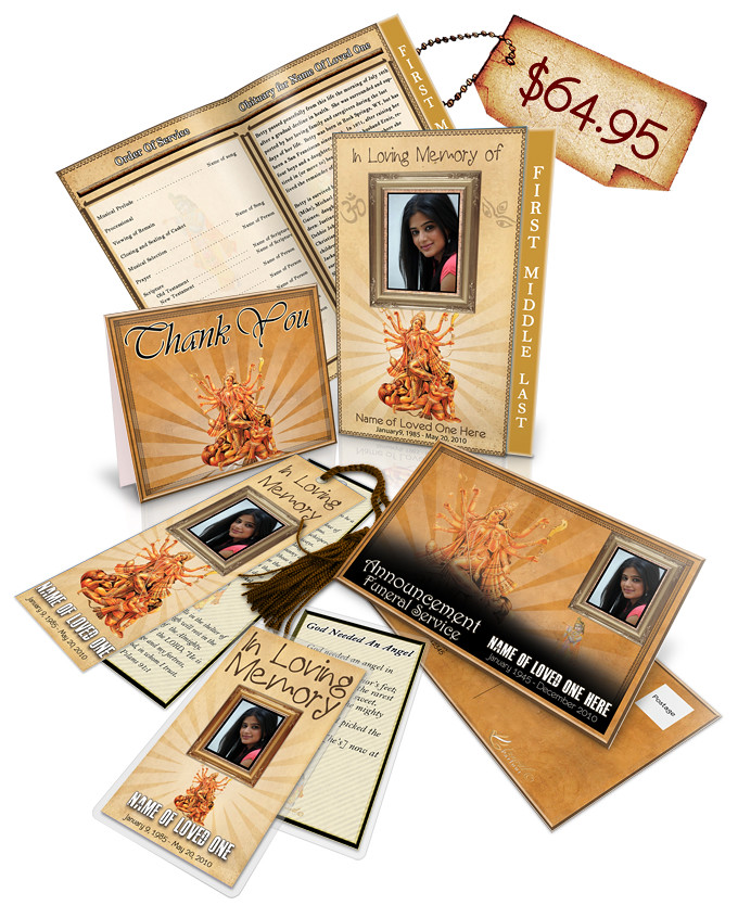 Hinduism 01 Complete Funeral Program Templates Package 1 Flickr