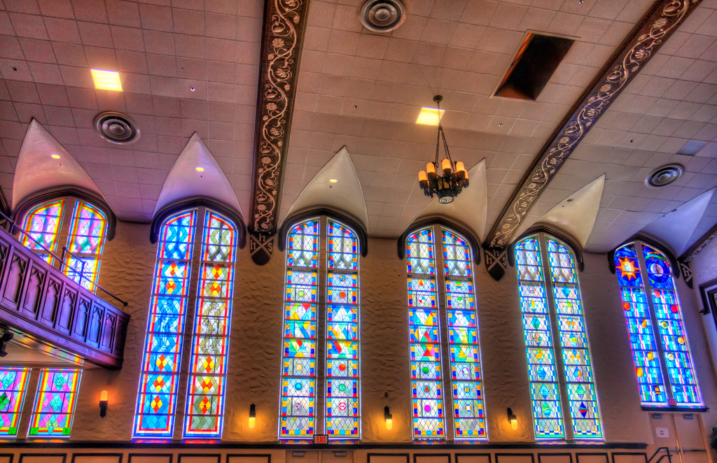 Hillsborough High School Stained Glass Hillsborough High S… Flickr