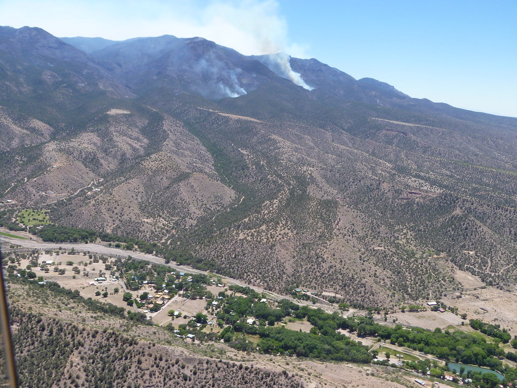 Glenwood 060612 Aerial view of Glenwood NM. Photo taken … Flickr