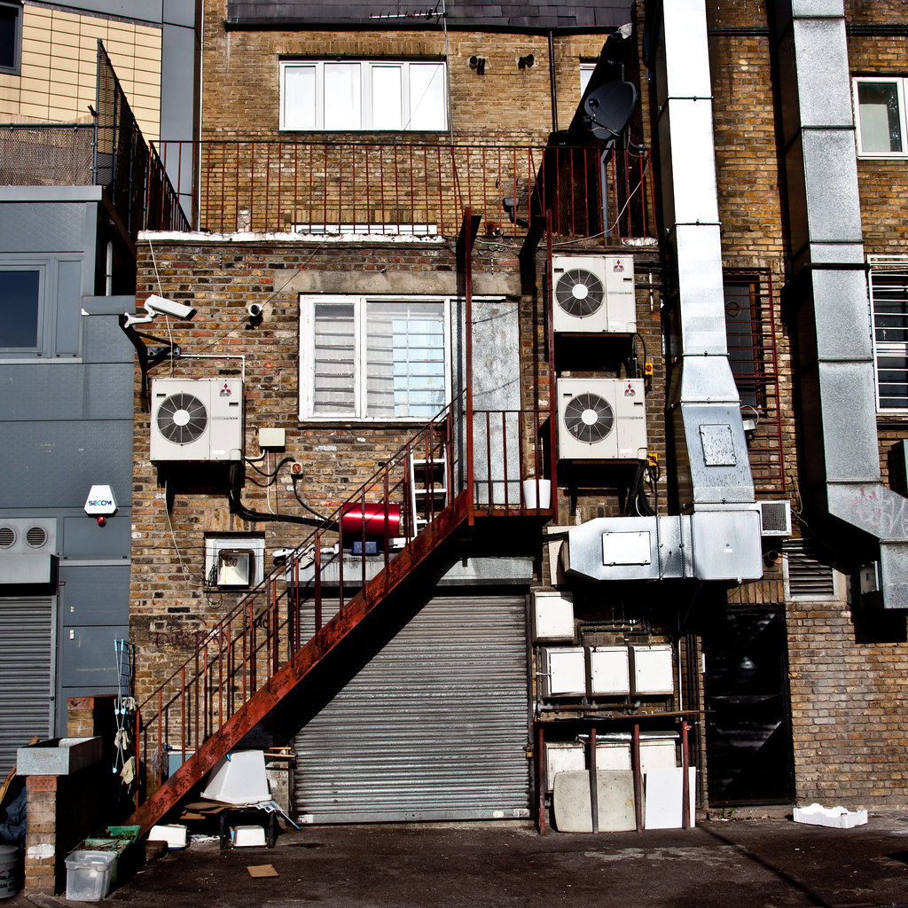 rear entrance [114/366] Detail of the rear of some commerc… Flickr