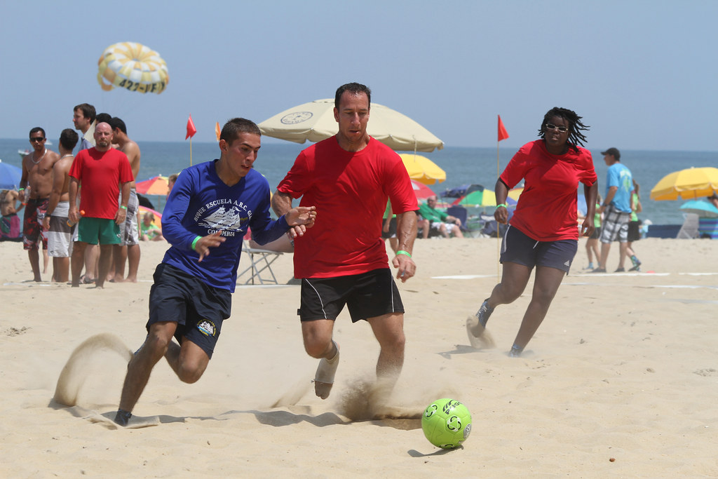 Sand Soccer 2012 VIRGINIA BEACH, Va. Greg Hegge (center)… Flickr