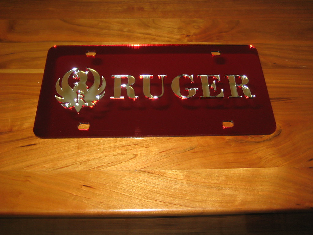 Ruger License Plate This Ruger tag is an awesome deal and … Flickr