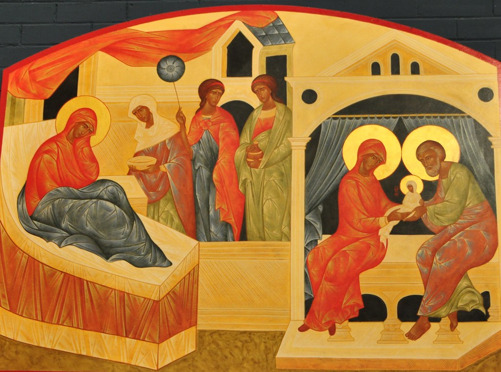 Nativity of the Theotokos Icon Ted Flickr