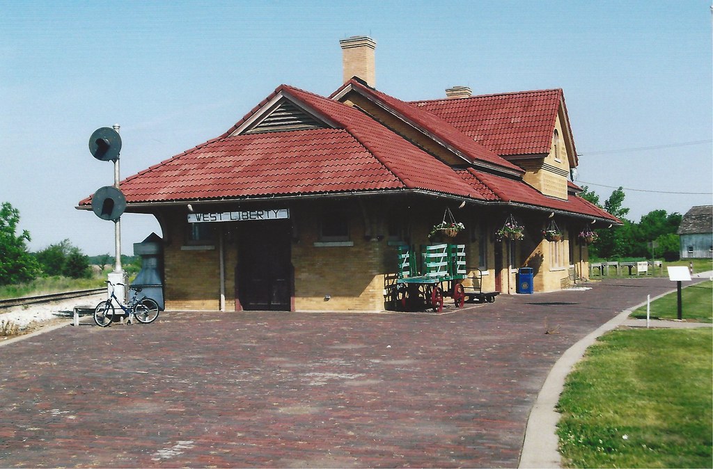 West Liberty, Iowa, Rock Island Railroad, Depot May 19, 20