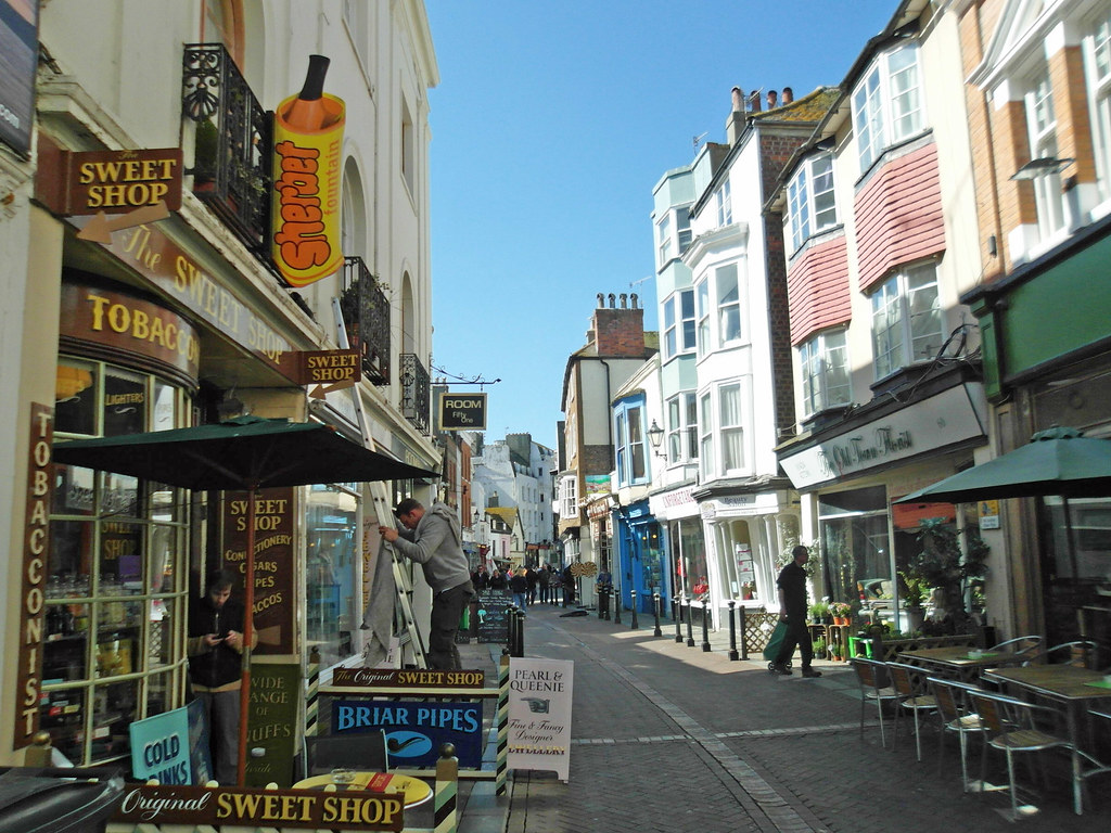 Hastings Old Town Pedestrianised Street not the p… Flickr
