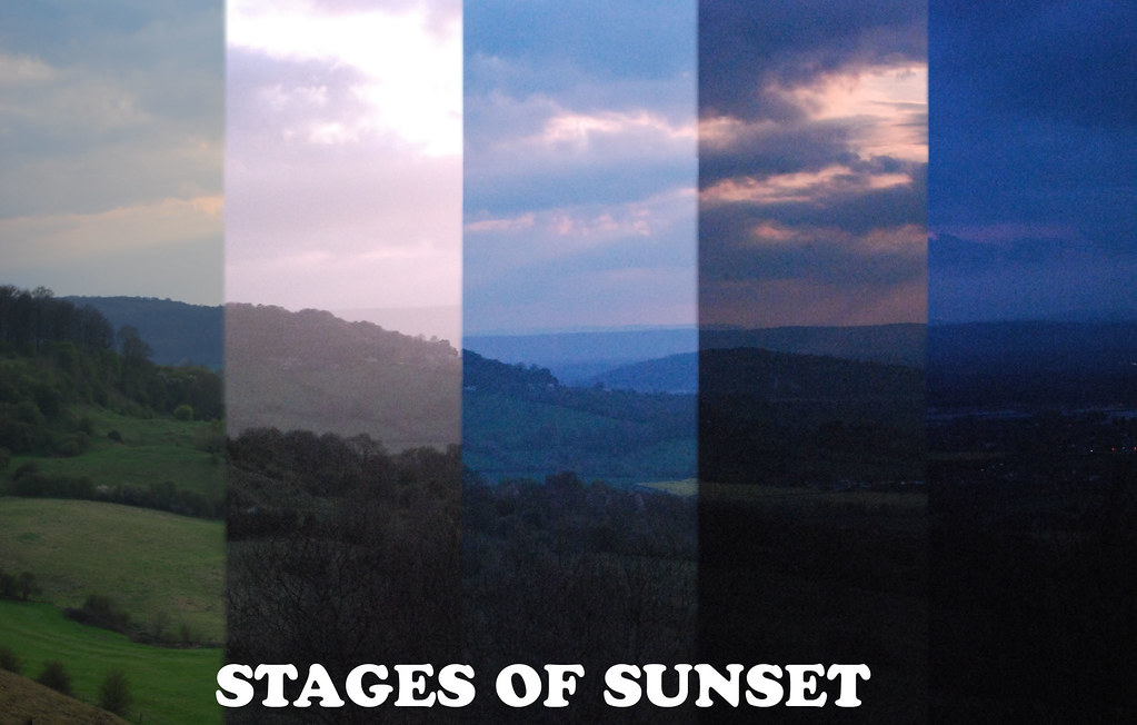 stages of sunset this photo marks the 5 stages of sunset. … Flickr