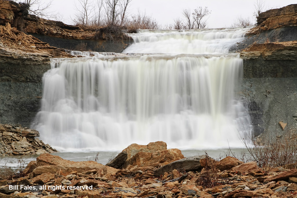 Water Soft IMG_1406R Waterfall at Eureka Lake, Kansas Bill Fales