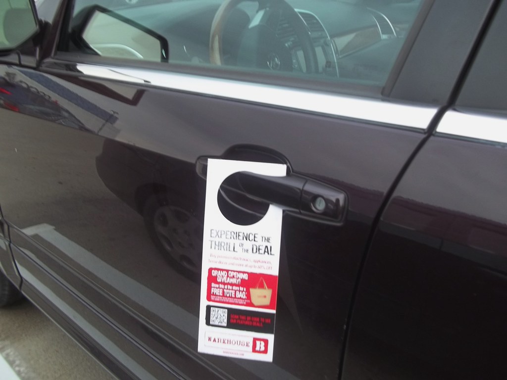 Car Door Hanger Flyer Advertising ALT TERRAIN ALT TERRAI… Flickr