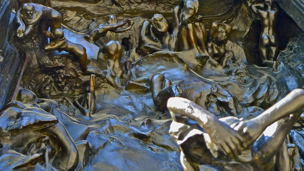Detail of Gates Of Hell, Rodin Sculpture, Stanford Univers… Flickr