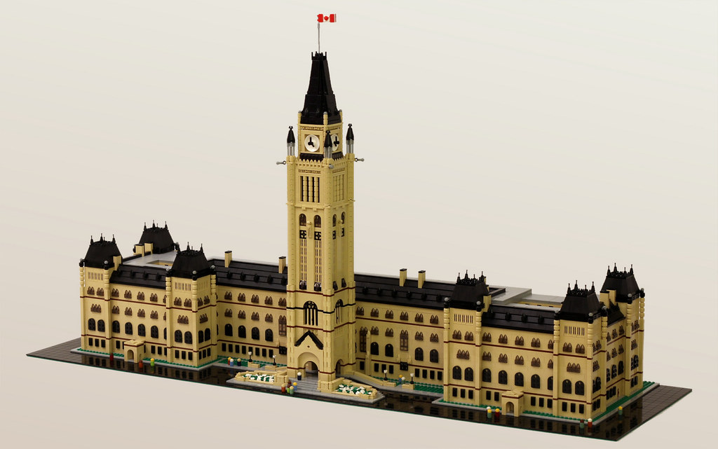 Parliament Buildings of Canada A microfig scale LEGO model… Flickr