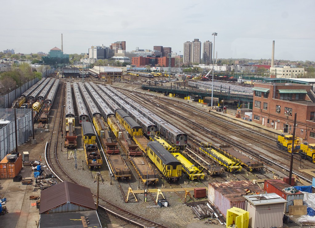 Train Yard , Bronx , New York Westchester Square , Bronx N… Flickr