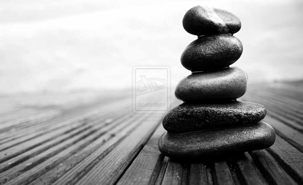 zen Black and white digital photography of some "zen" styl… Flickr