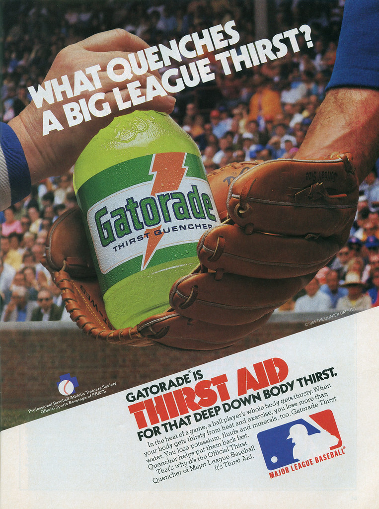 Gatorade Baseball Ad 1985 Todd Franklin Flickr