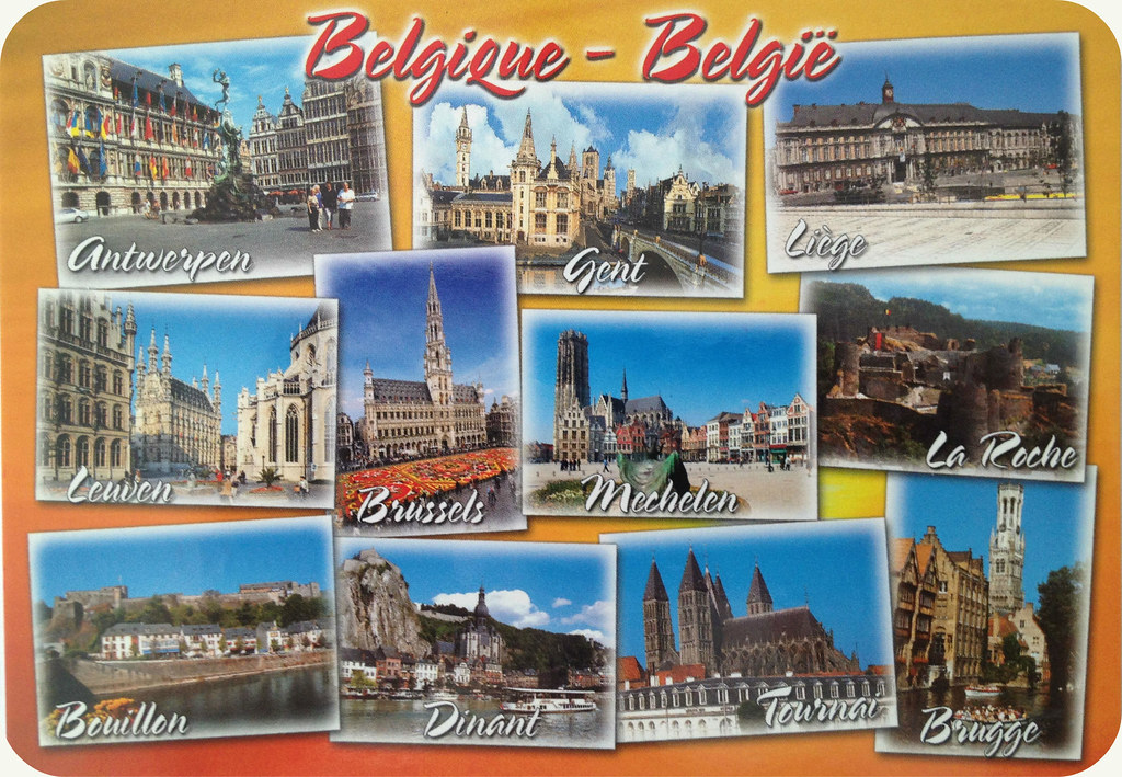 Belgium postcard send as official on August 18, 2012 Flickr