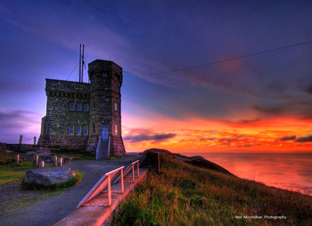 cabot tower at sunrise happy sliding everyone Cabot Tower … Flickr