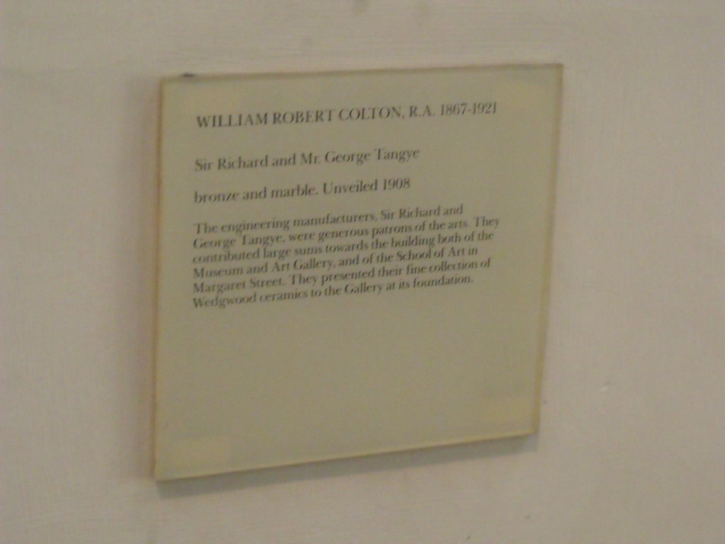 Birmingham Museum & Art Gallery bronze plaque Sir Rich… Flickr