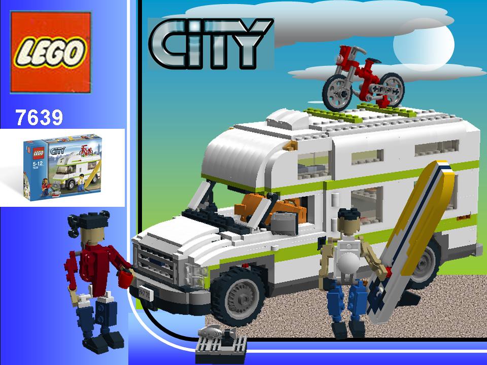 Lego City Camper Nr. 7639 recreated Ford Econoline Campe… Flickr