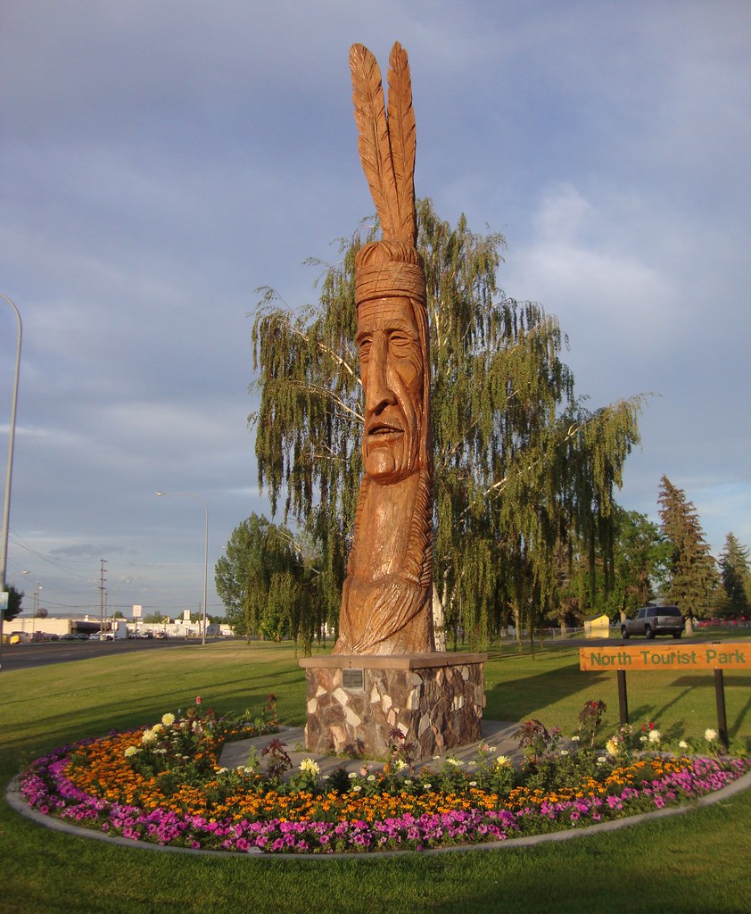 Peter Toth Indian Monument (Idaho Falls, Idaho) Located in… Flickr
