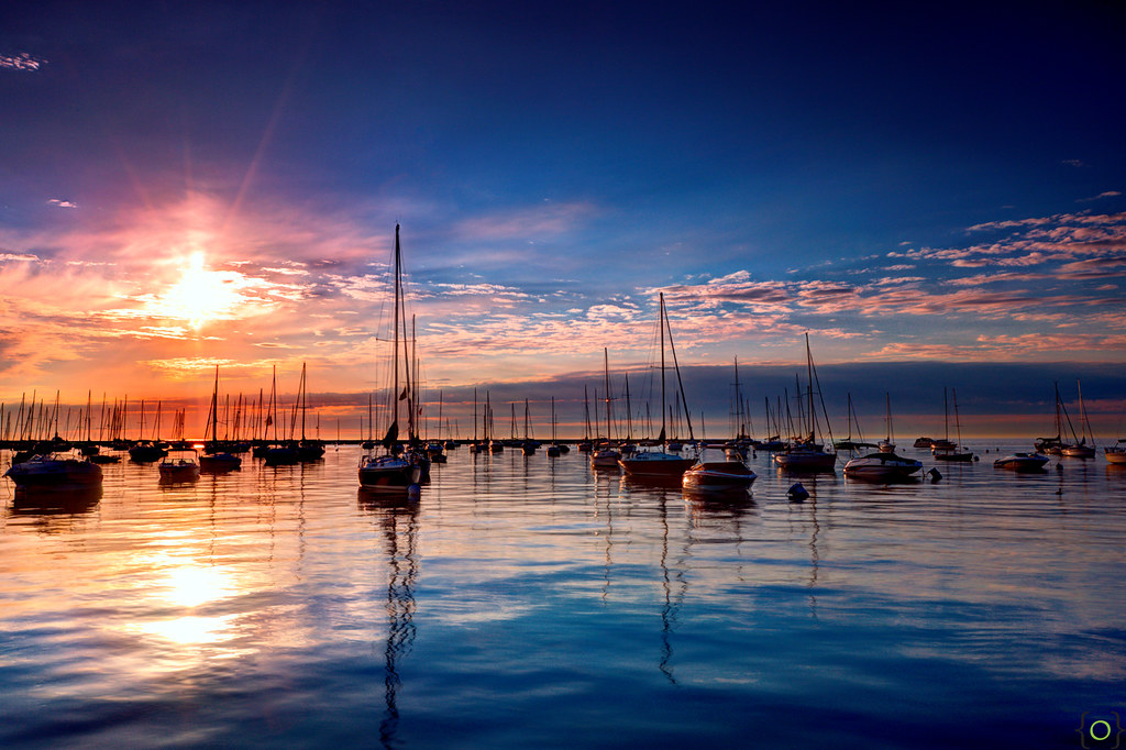 Lake Michigan Sunrise One of my fav spots to watch sunrise… Flickr