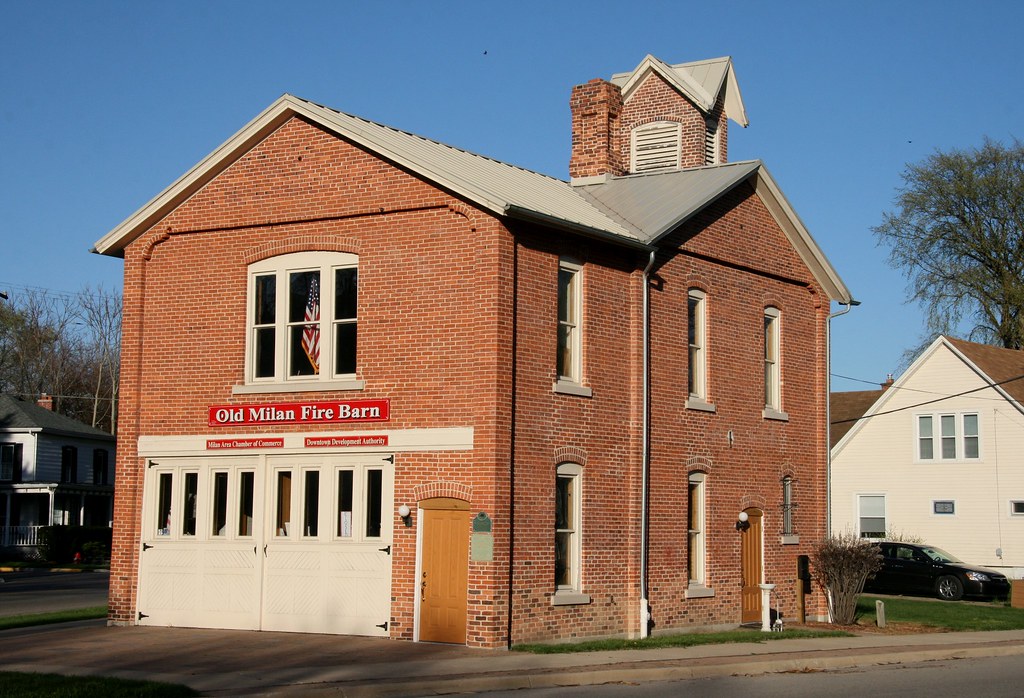 Milan Fire Department Historic fire department in downtown… Flickr