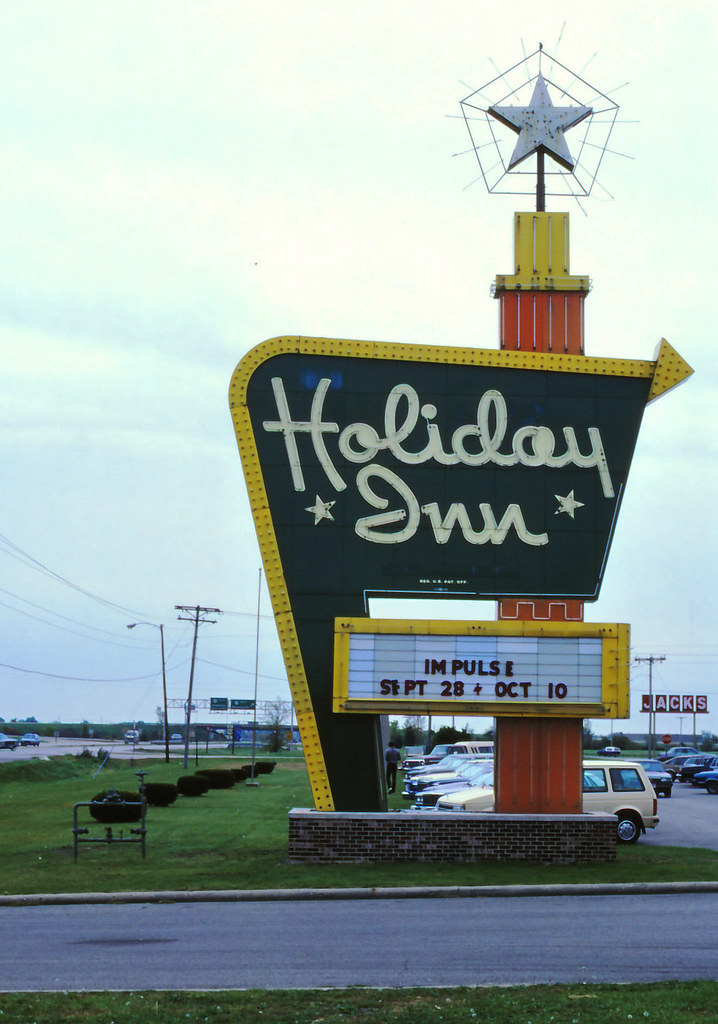 Holiday Inn Great Sign Galesburg, Illinois October 198… Flickr