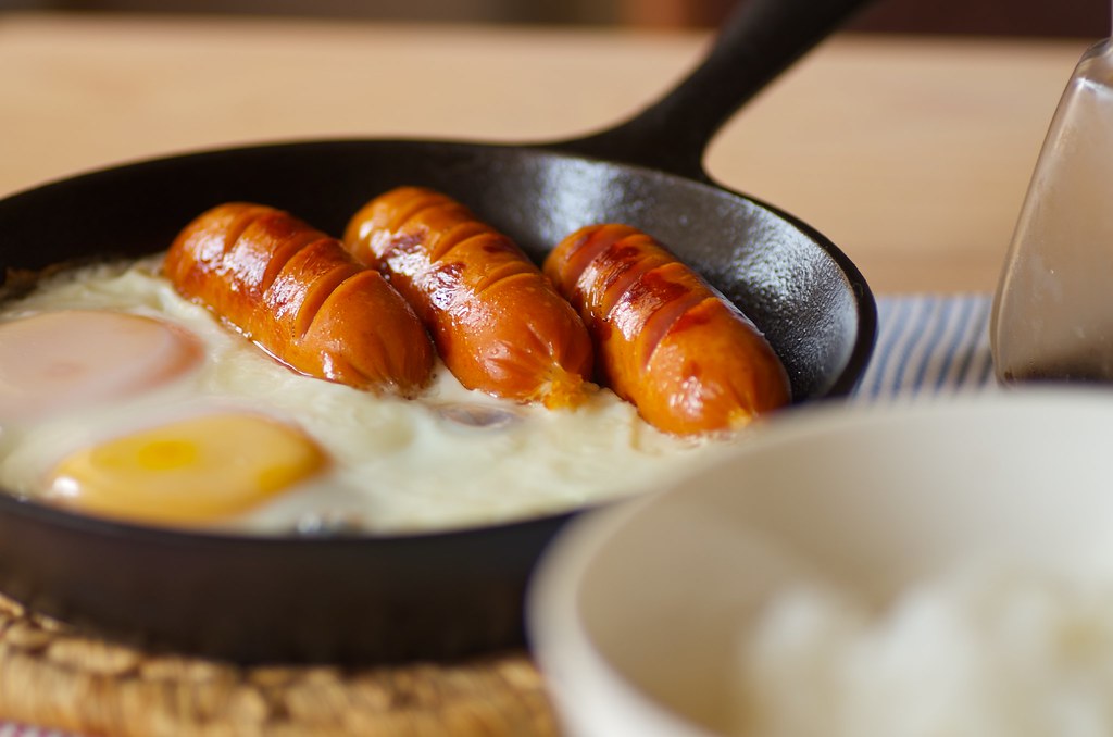 egg & sausage Uploaded with a demo version of FlickrExport… Taidoh