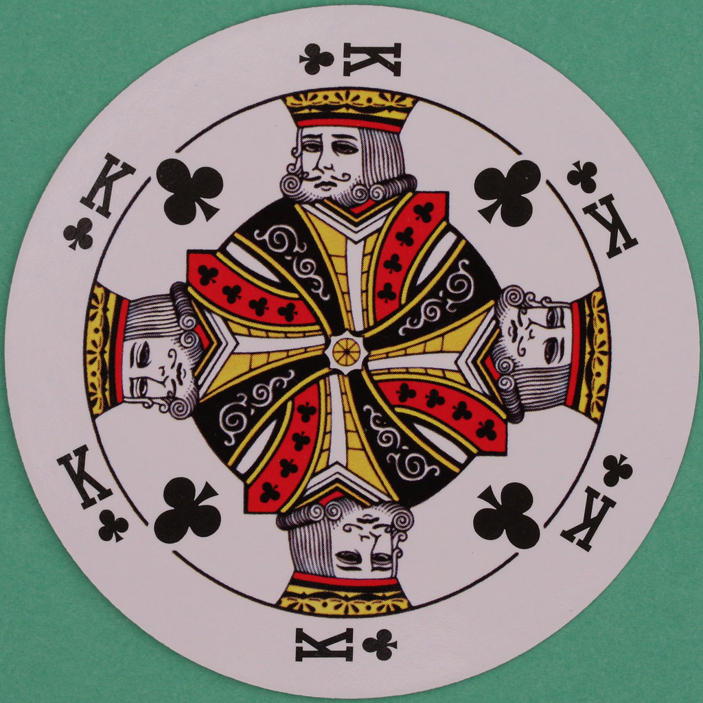 Lagoon Games Round Playing Card King of Clubs Leo Reynolds Flickr