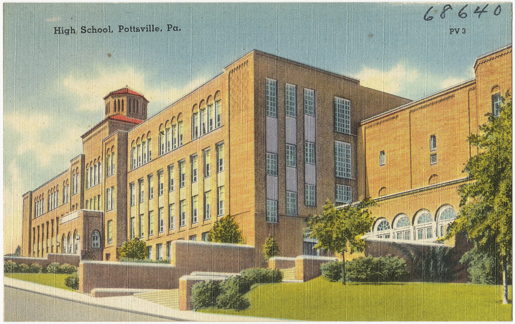 High school, Pottsville, Pa. File name 06_10_018173 Title… Flickr