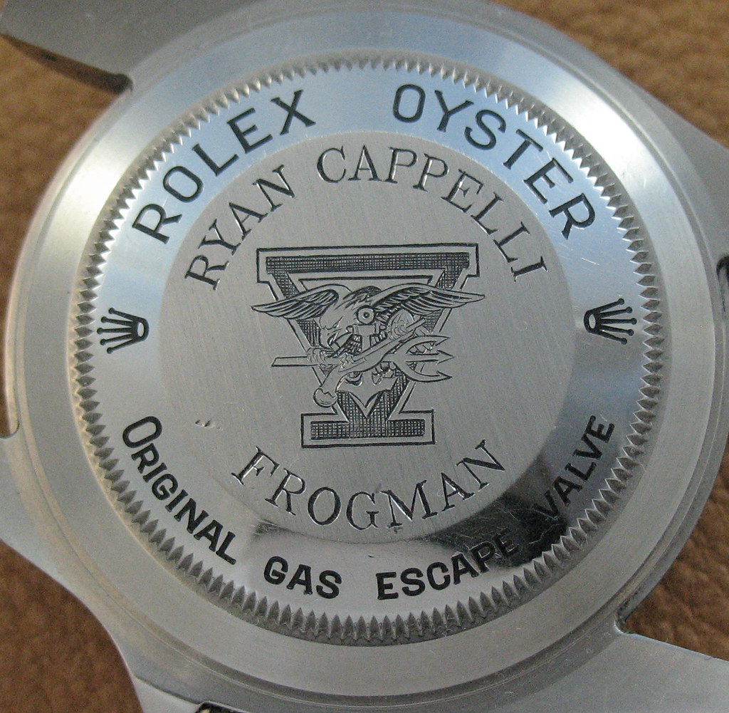Hand engrave Rolex watch back Hand engraved Rolex watch ba… Flickr