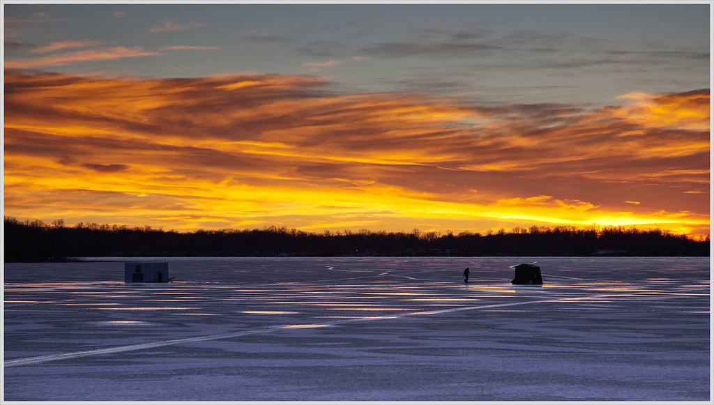 Ice Fisherman Ice fisherman on Lobster Lake near Alexandri… Flickr