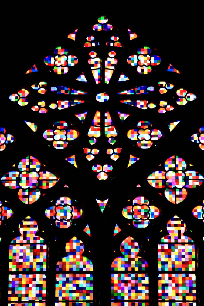 Pixel Stained Glass Detail (Cologne, Germany) This stained… Flickr