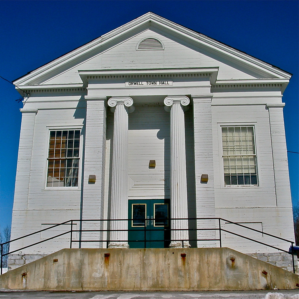 Orwell (VT) Town Hall (1840) Main St, Orwell, Vermont USA … Flickr