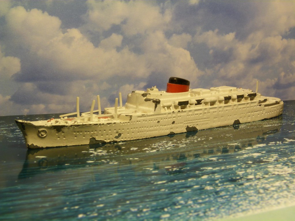 French Line's SS Flandre At Sea Diecast Model made by Tri… Flickr