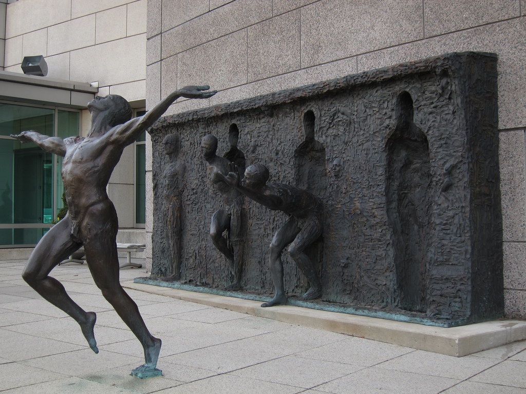 "Freedom 2001" by Zenos Frudakis This is located in front … Flickr