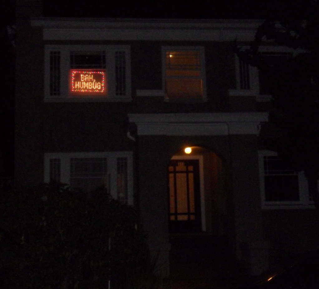 "Bah, humbug" lights Eric Fischer Flickr