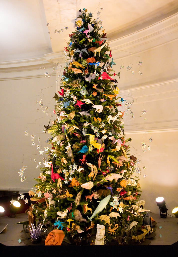 Origami Christmas Tree at the American Museum of Natural H… Flickr