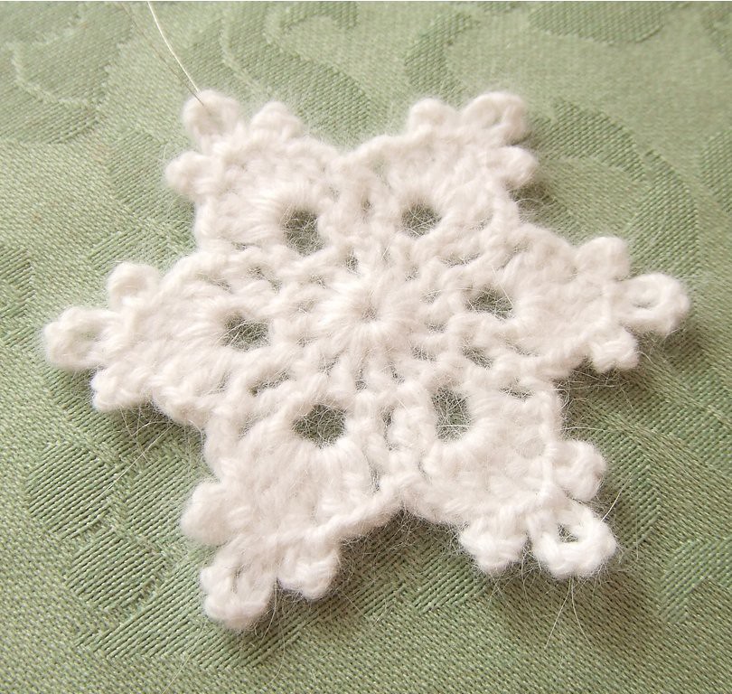 Crochet Snowflake Pattern モチーフとエジング Yarn Puffo Angora Ho… Flickr