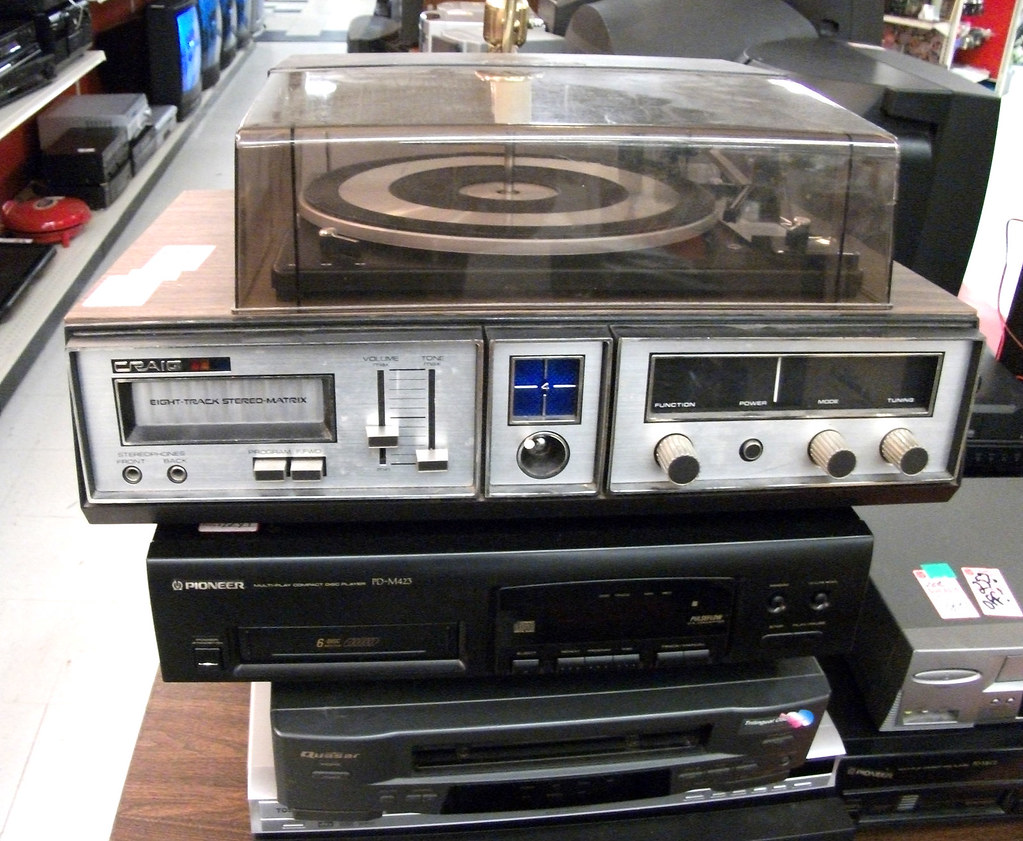 8 Track Tape Player Obsolescence On top of VCRs that are z… Flickr