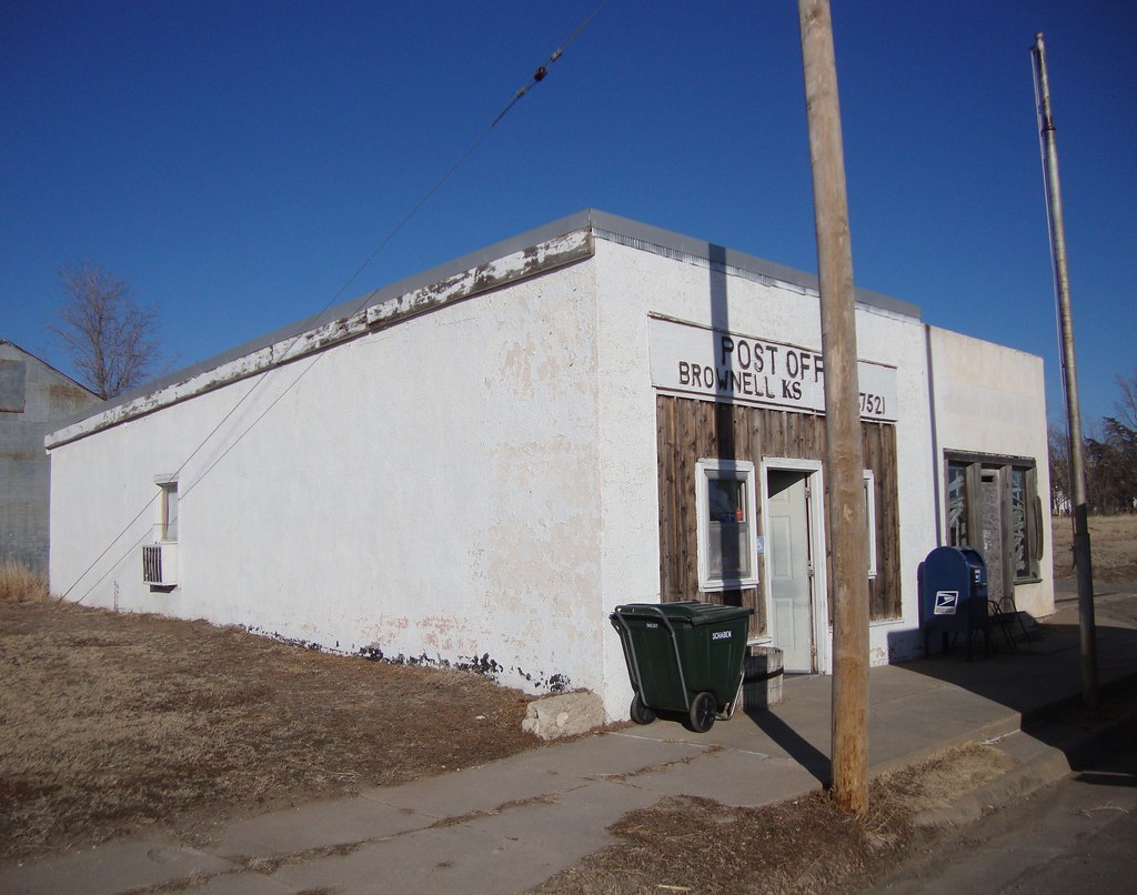 Post Office 67521 (Brownell, Kansas) Brownell, with 43 res… Flickr
