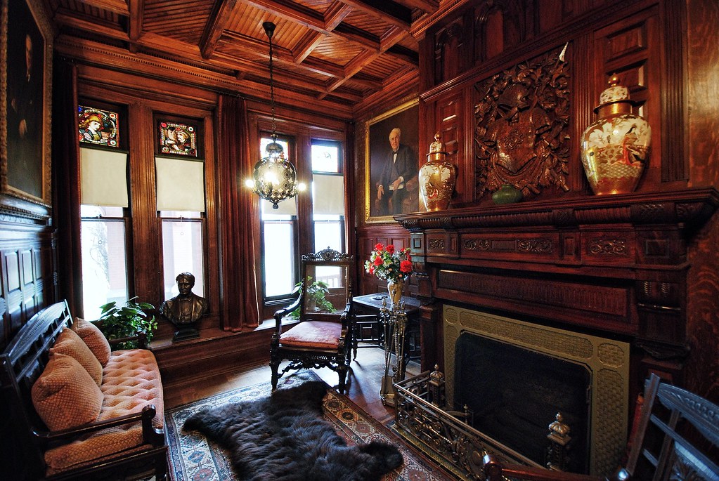 Inside Edison's Home Interior of Thomas Edison's home, Gle… Flickr