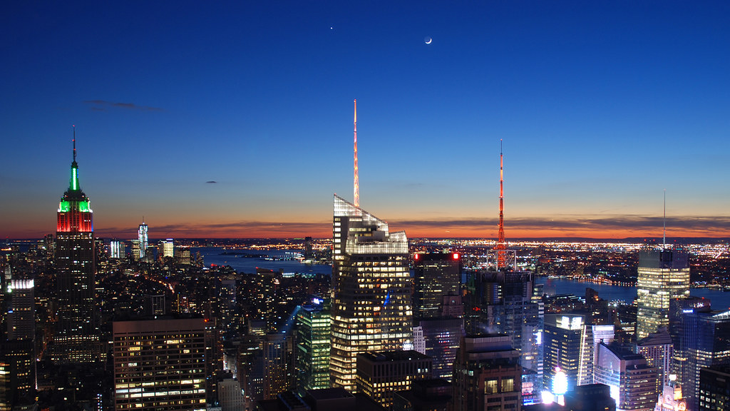 Manhattan Lights New York City (USA) ♦ Licence this photo … Flickr