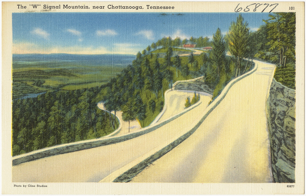The "W" Signal Mountain, near Chattanooga, Tennessee Flickr