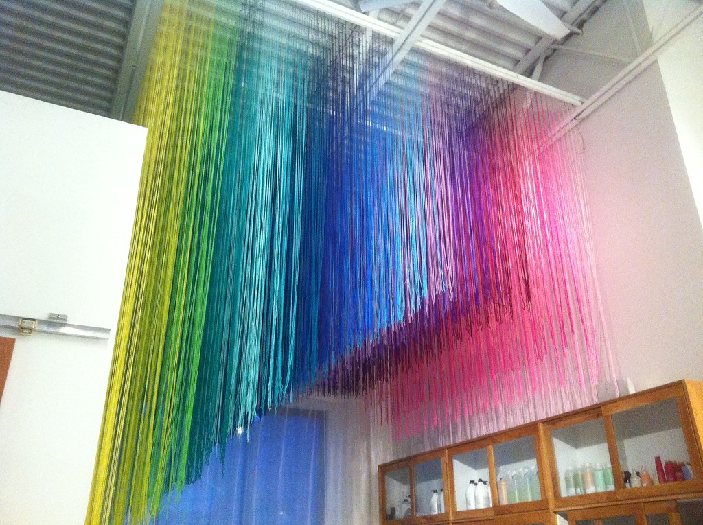Hottea Installation Loving the yarn art installation at Ha… Flickr