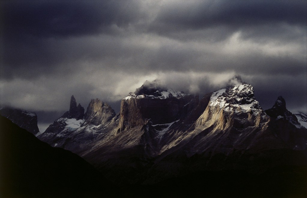 Storm clouds over the Andes Mountains in Torres del Paine … Flickr