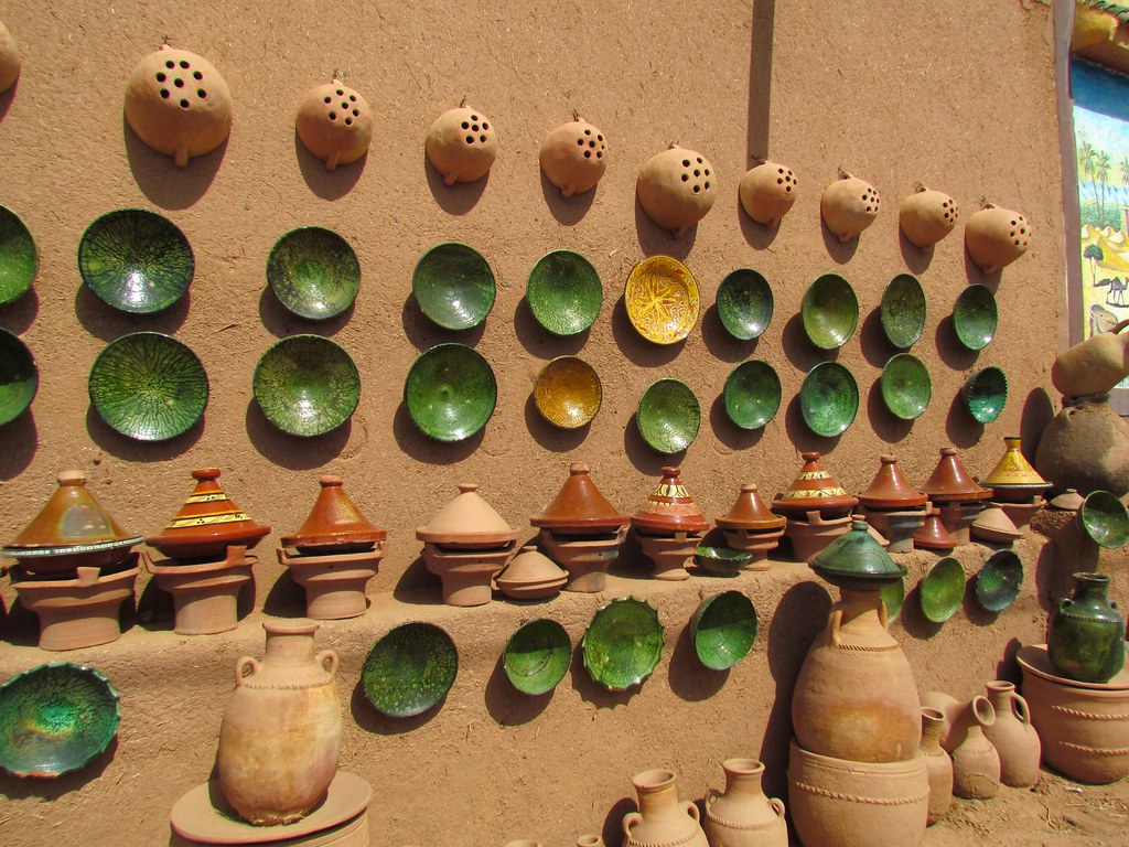 Tamegroute pottery for sale. Morocco. Tamegroute. Tamegrou… Flickr