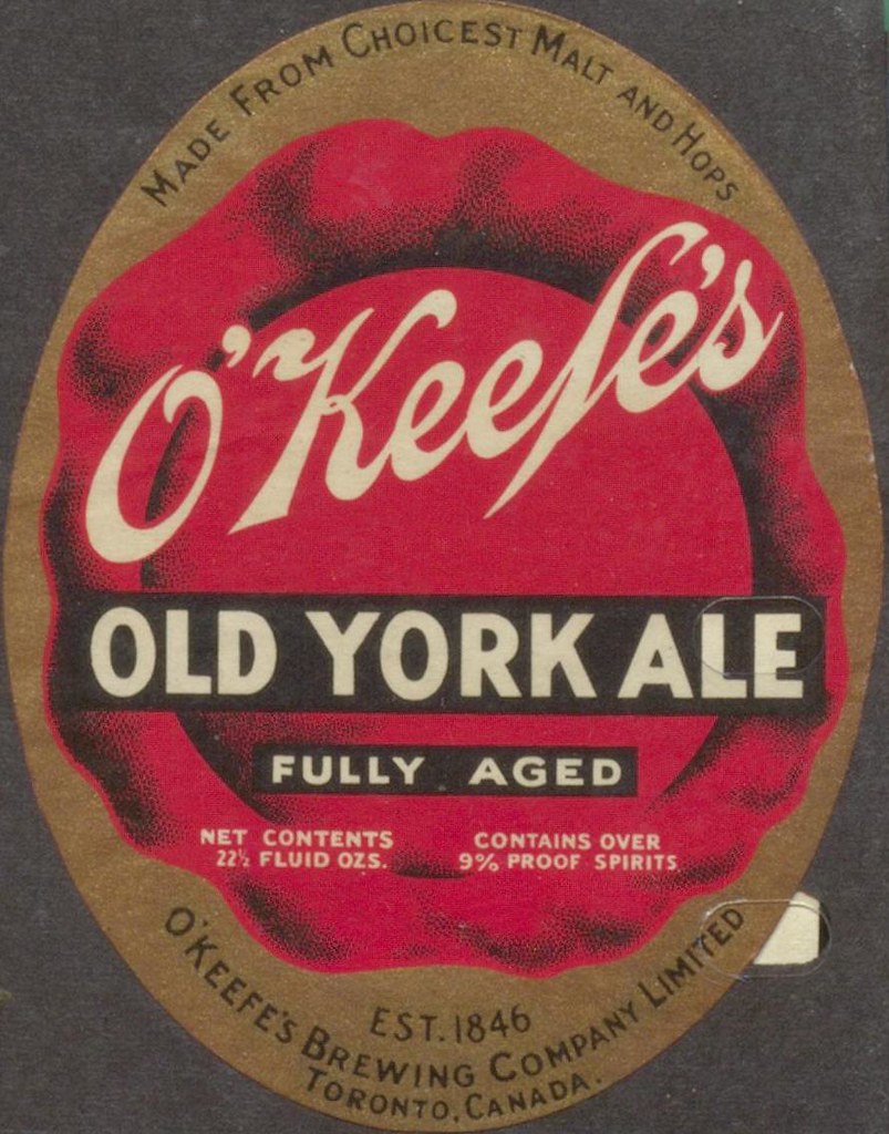 O'Keefe's Old York Ale Creator O'Keefe's Brewing Company … Flickr