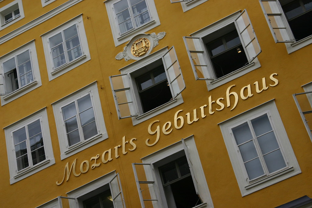 Mozarts House, Salzburg, Austria Wolfgand Amadeus Mozarts … Flickr
