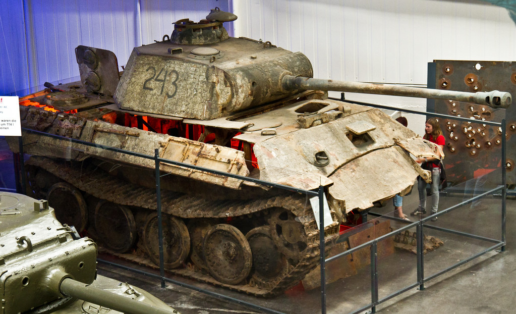 Panther A wreck This tank was found in a bog near the town… Flickr