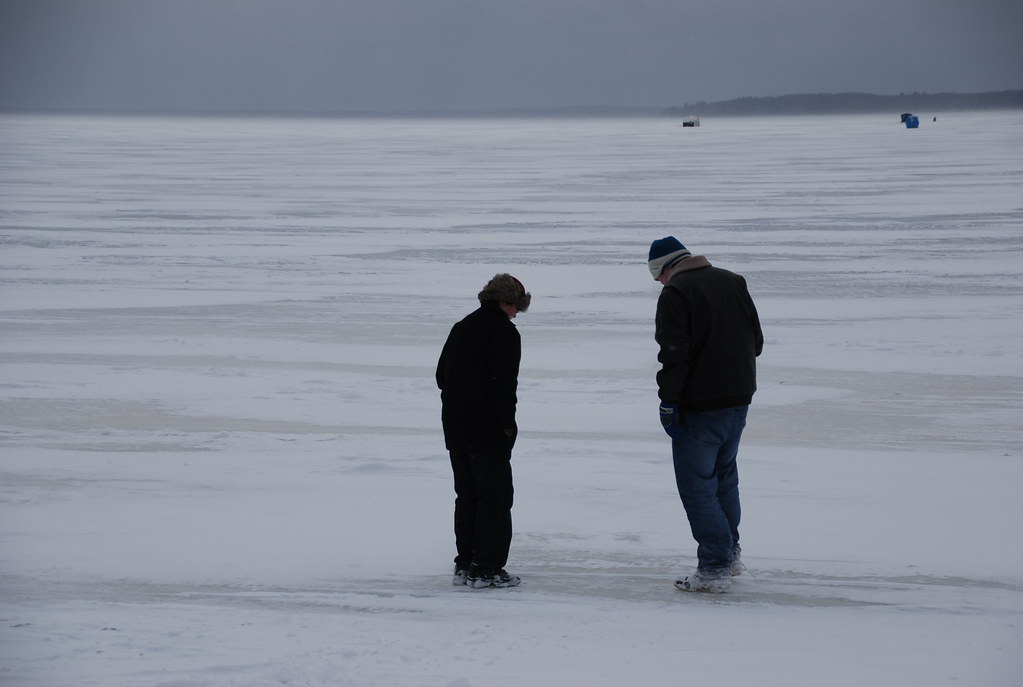Ice Fishing on Houghton Lake, Michigan during TipUp Town … Flickr