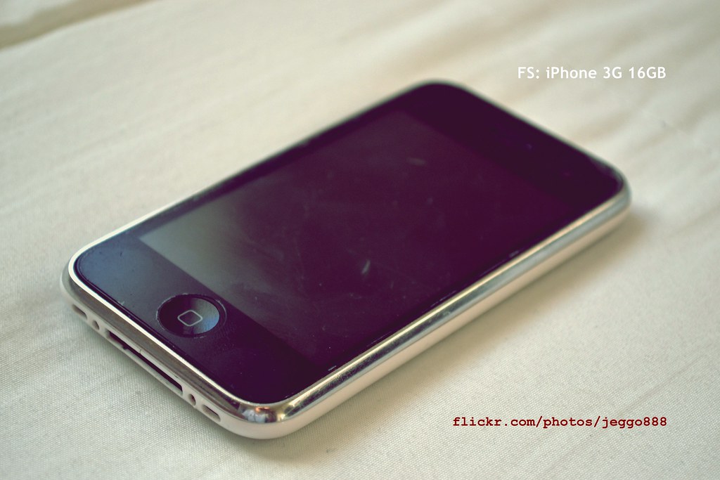 iPhone 3G 16GB FOR SALE 1) iPhone 2G 8GB Unlocked